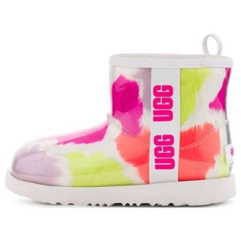 Women’s UGG Classic Clear Mini Party Spots Boots Size 7M